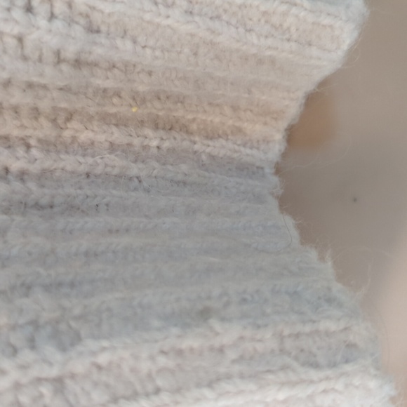 Zara Wool Blend Chain Collar Cropped Sweater S - Picture 12 of 16